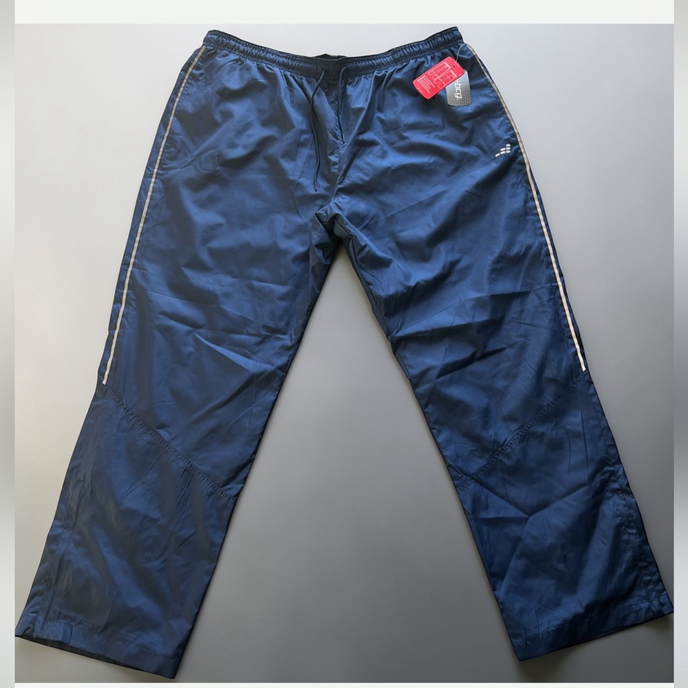 BCG Men’s Blue‎ Athletic Training Track Pants Mesh Lined 2XL NWT